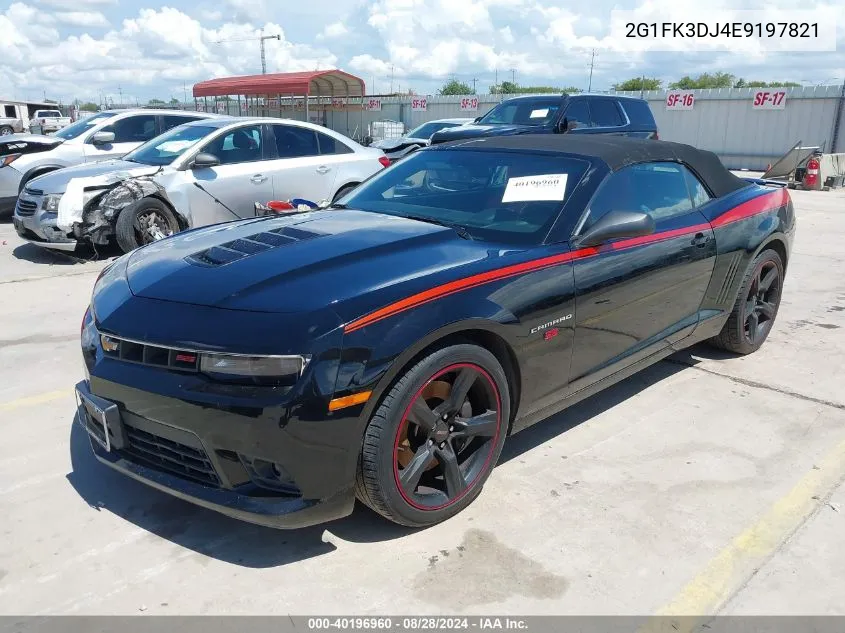 2014 Chevrolet Camaro 2Ss VIN: 2G1FK3DJ4E9197821 Lot: 40196960