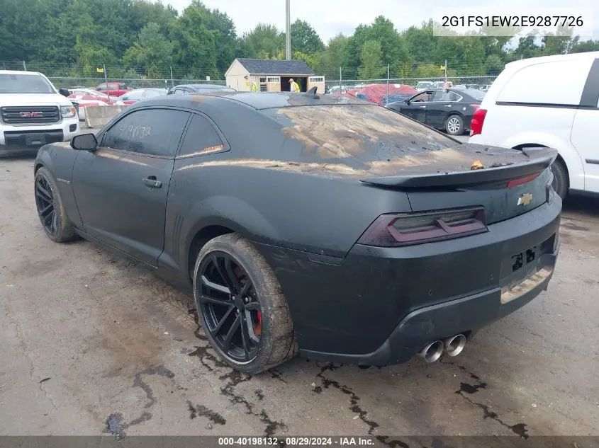 2014 Chevrolet Camaro 1Ss VIN: 2G1FS1EW2E9287726 Lot: 40198132