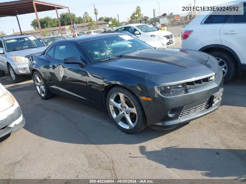 2G1FC1E33E9324592 2014 Chevrolet Camaro 2Lt