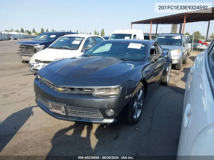 2G1FC1E33E9324592 2014 Chevrolet Camaro 2Lt