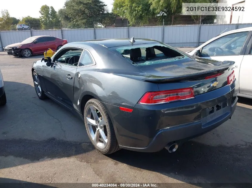 2014 Chevrolet Camaro 2Lt VIN: 2G1FC1E33E9324592 Lot: 40234084