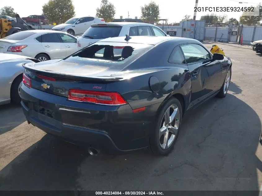 2G1FC1E33E9324592 2014 Chevrolet Camaro 2Lt