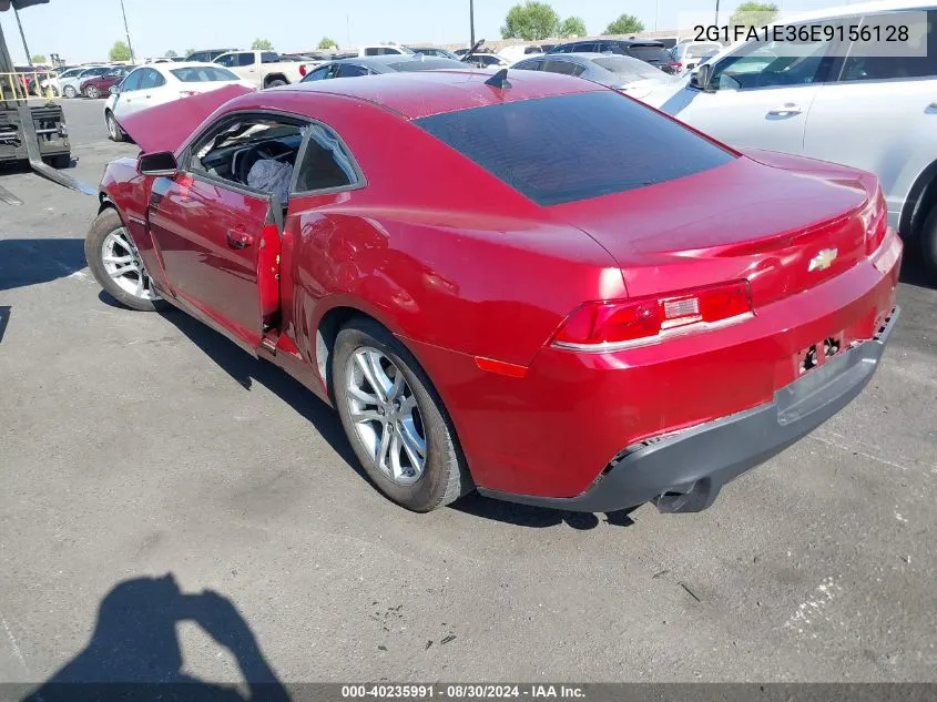 2014 Chevrolet Camaro 2Ls VIN: 2G1FA1E36E9156128 Lot: 40235991