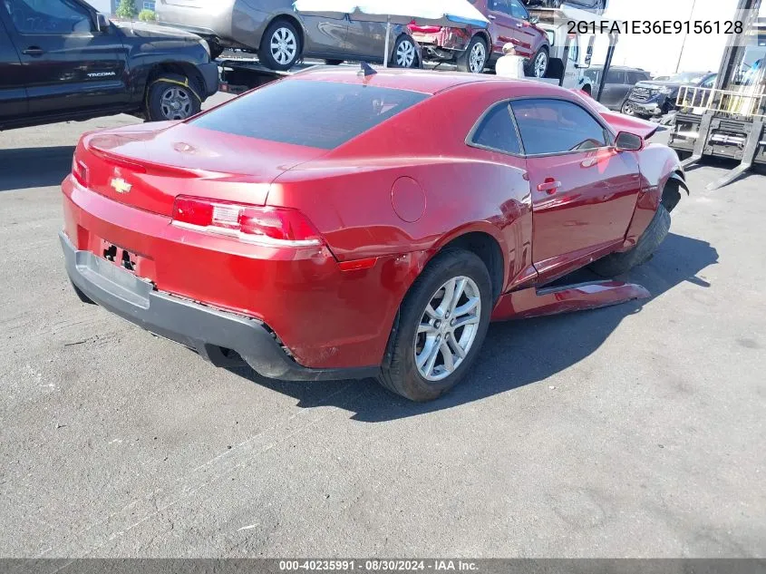 2014 Chevrolet Camaro 2Ls VIN: 2G1FA1E36E9156128 Lot: 40235991