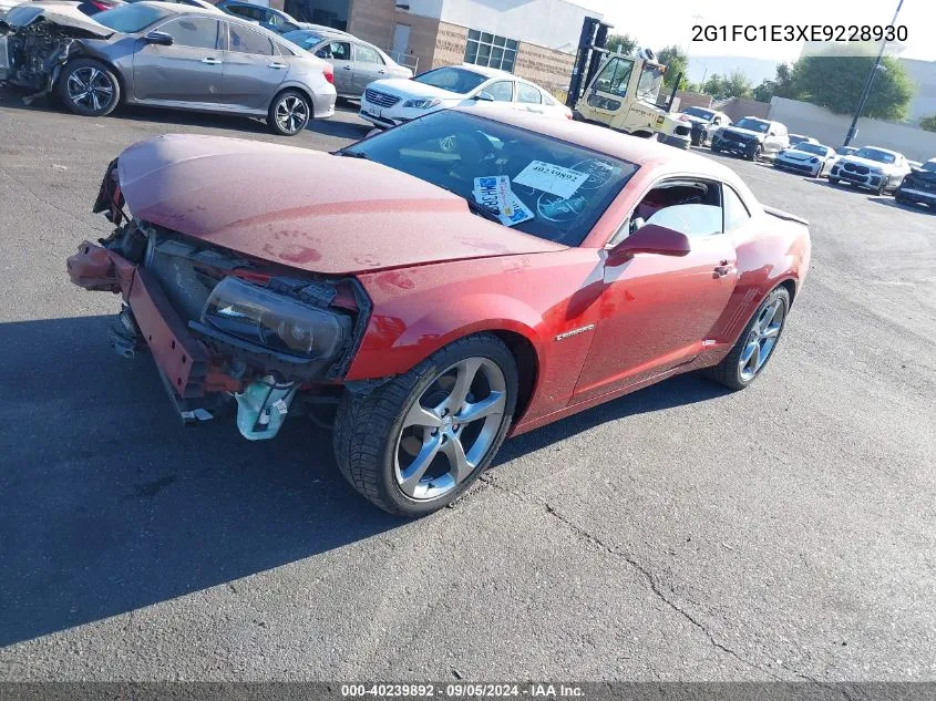 2G1FC1E3XE9228930 2014 Chevrolet Camaro 2Lt