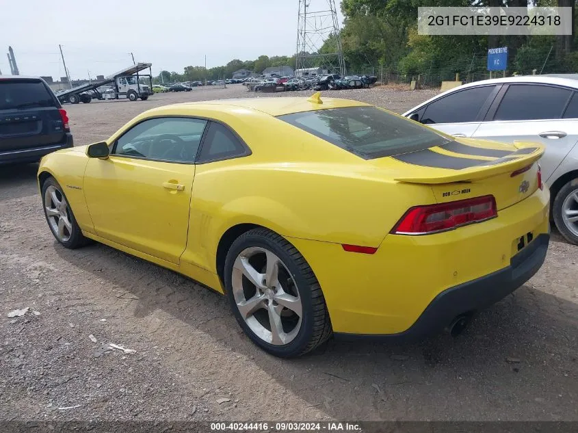 2014 Chevrolet Camaro 2Lt VIN: 2G1FC1E39E9224318 Lot: 40244416