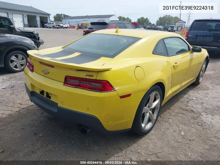 2014 Chevrolet Camaro 2Lt VIN: 2G1FC1E39E9224318 Lot: 40244416