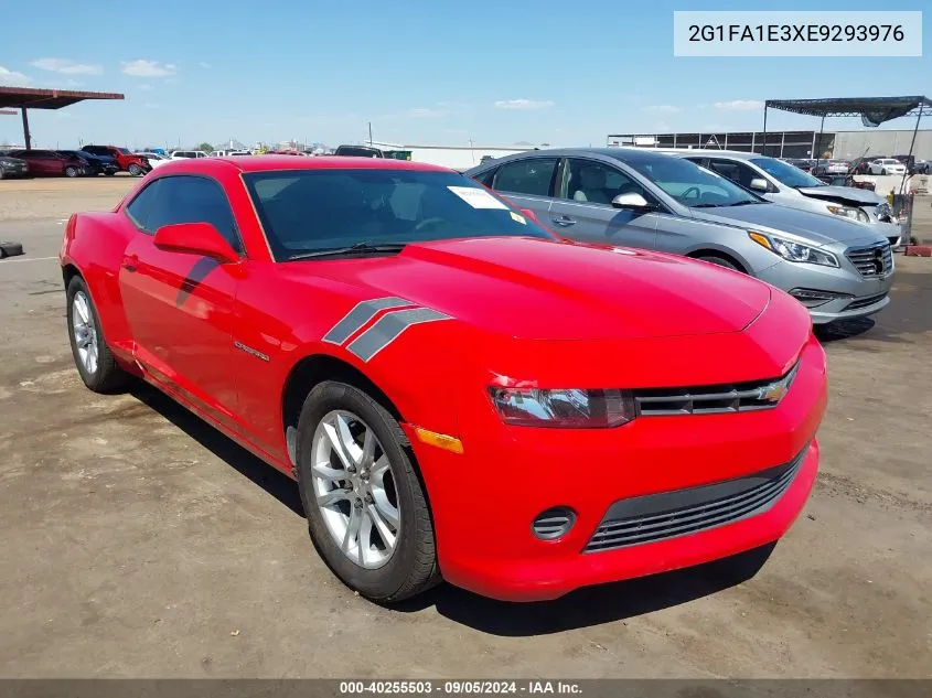 2014 Chevrolet Camaro 2Ls VIN: 2G1FA1E3XE9293976 Lot: 40255503