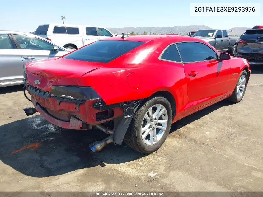 2014 Chevrolet Camaro 2Ls VIN: 2G1FA1E3XE9293976 Lot: 40255503