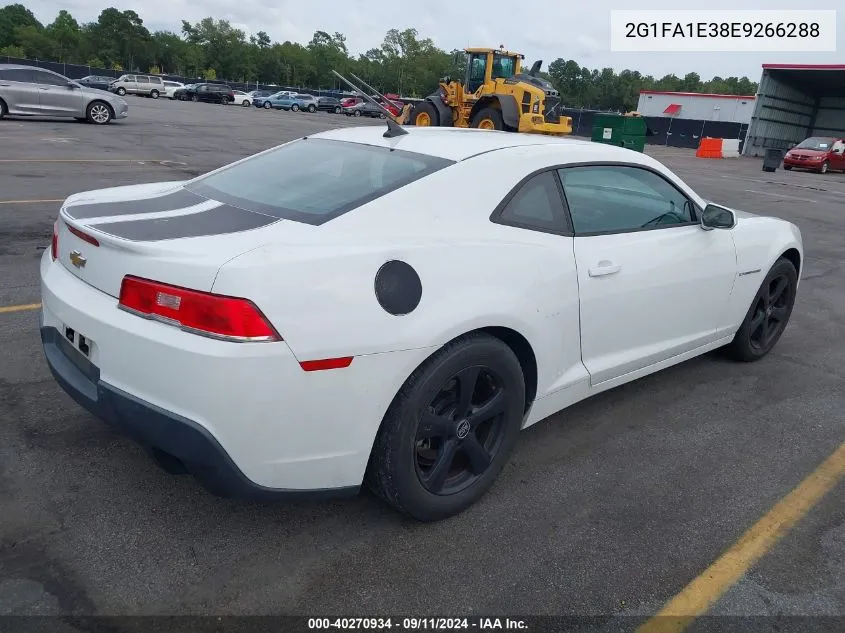 2014 Chevrolet Camaro 2Ls VIN: 2G1FA1E38E9266288 Lot: 40270934