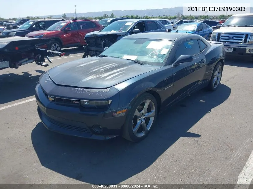 2014 Chevrolet Camaro 1Lt VIN: 2G1FB1E37E9190303 Lot: 40280031