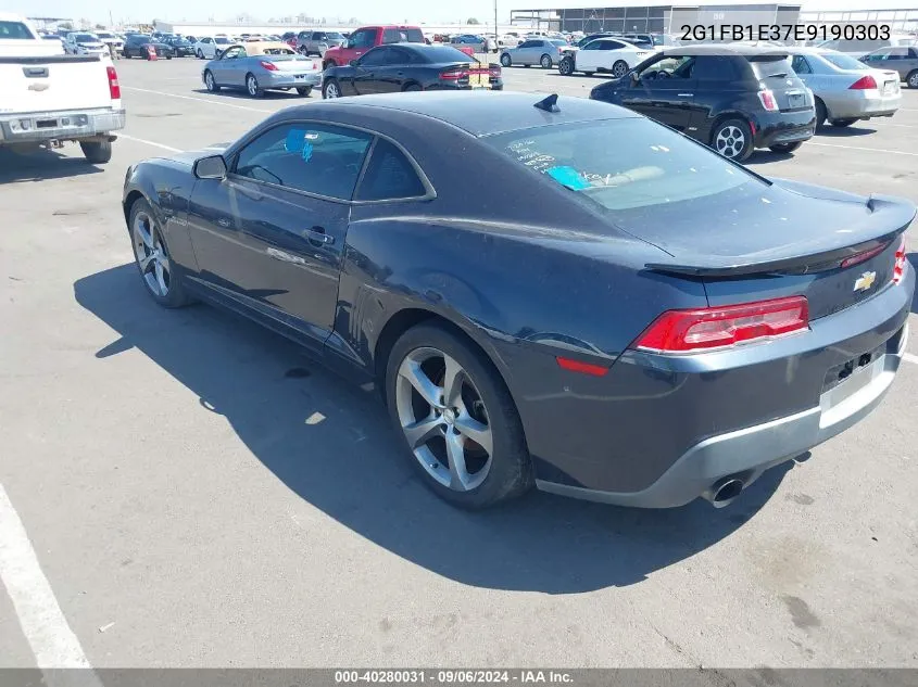 2014 Chevrolet Camaro 1Lt VIN: 2G1FB1E37E9190303 Lot: 40280031