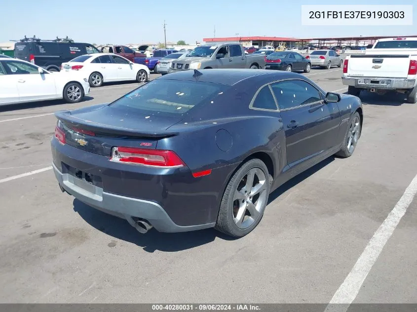 2G1FB1E37E9190303 2014 Chevrolet Camaro 1Lt