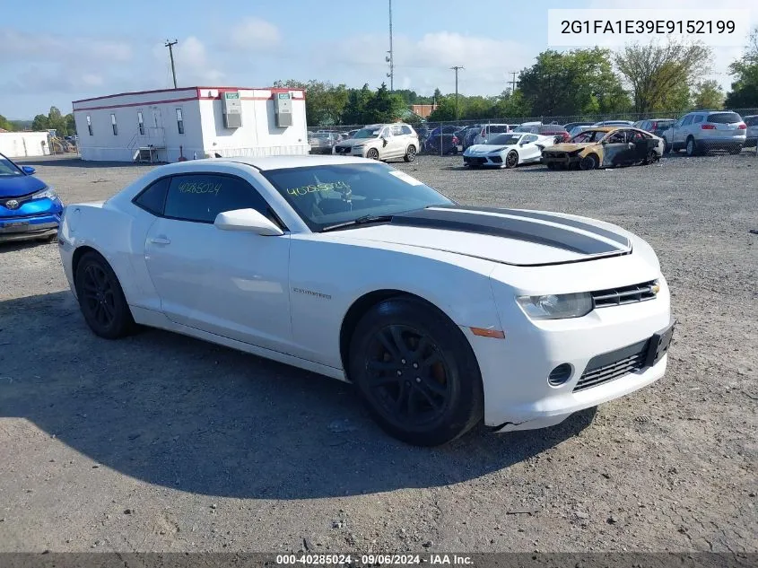 2014 Chevrolet Camaro 2Ls VIN: 2G1FA1E39E9152199 Lot: 40285024