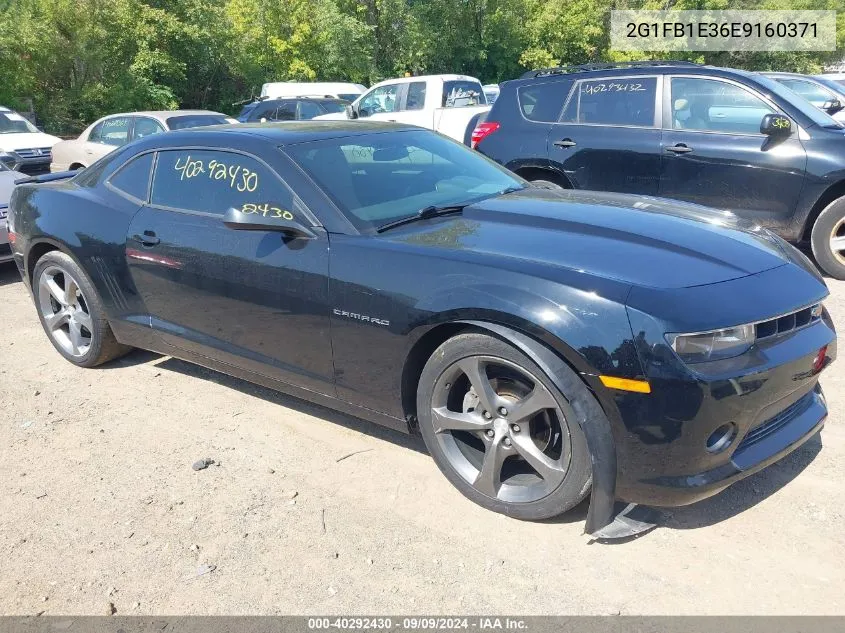 2014 Chevrolet Camaro 1Lt VIN: 2G1FB1E36E9160371 Lot: 40292430