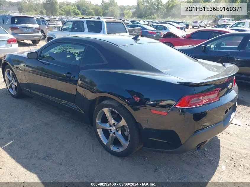 2014 Chevrolet Camaro 1Lt VIN: 2G1FB1E36E9160371 Lot: 40292430