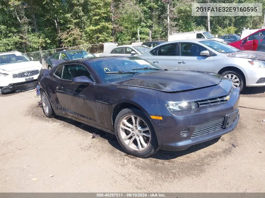 2014 Chevrolet Camaro 2Ls VIN: 2G1FA1E32E9160595 Lot: 40297511