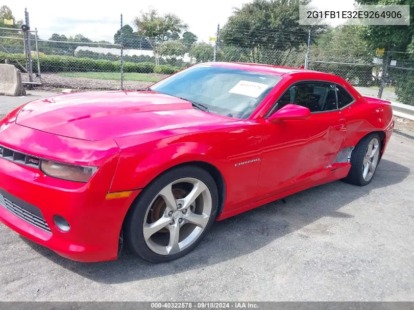 2014 Chevrolet Camaro 1Lt VIN: 2G1FB1E32E9264906 Lot: 40322578