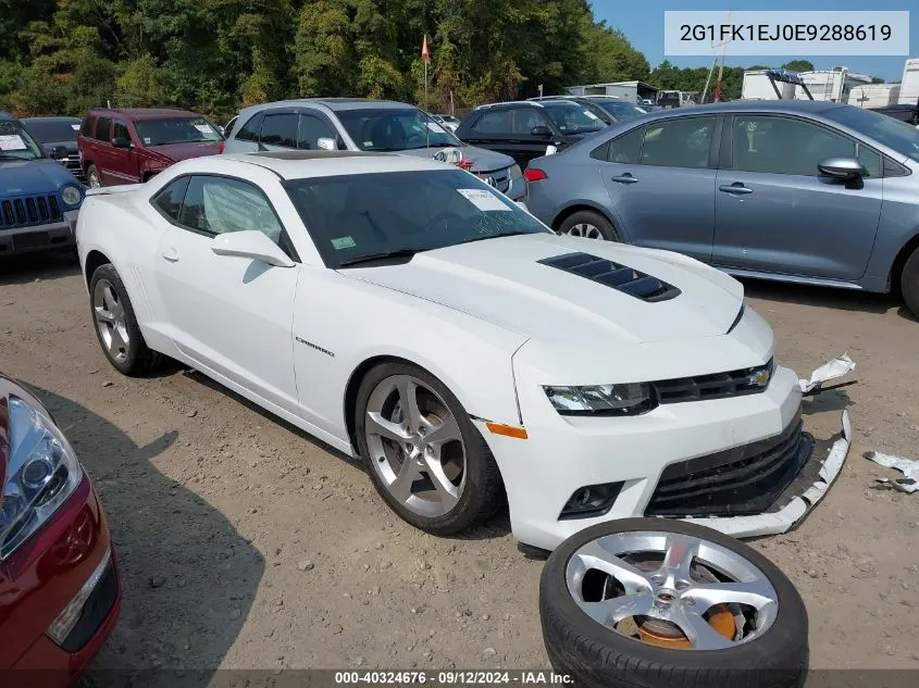 2G1FK1EJ0E9288619 2014 Chevrolet Camaro 2Ss