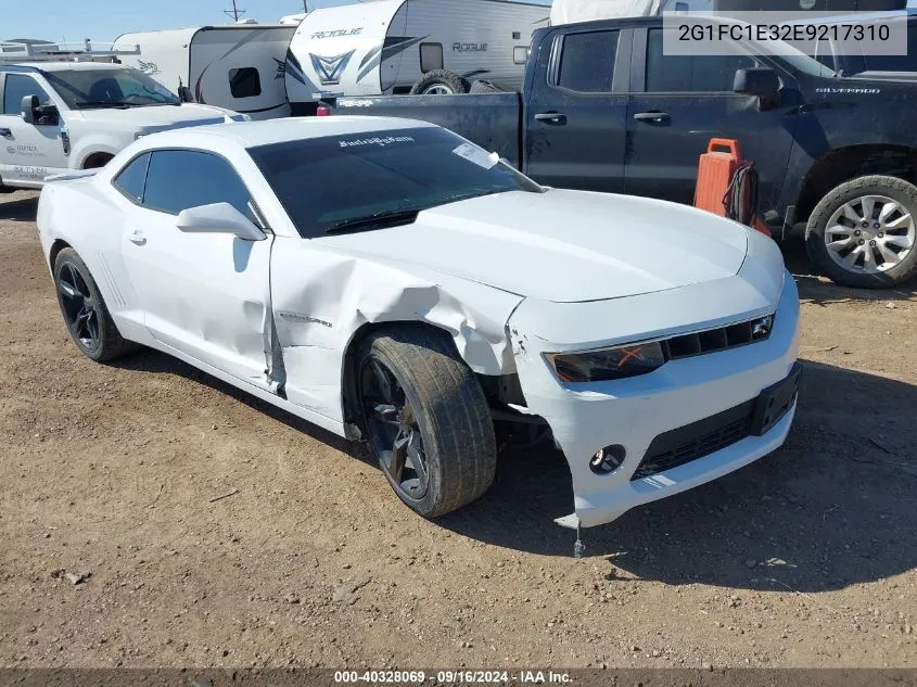 2G1FC1E32E9217310 2014 Chevrolet Camaro 2Lt