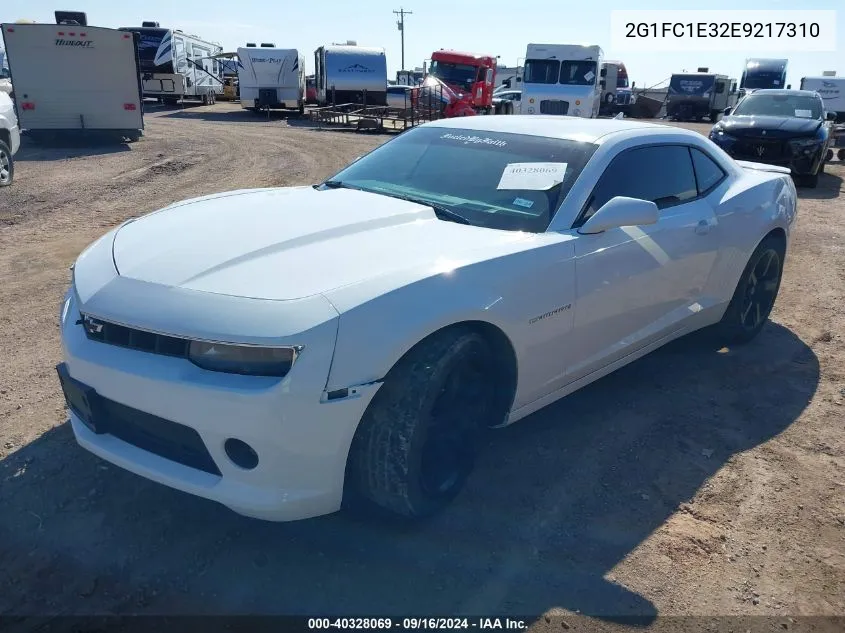 2G1FC1E32E9217310 2014 Chevrolet Camaro 2Lt