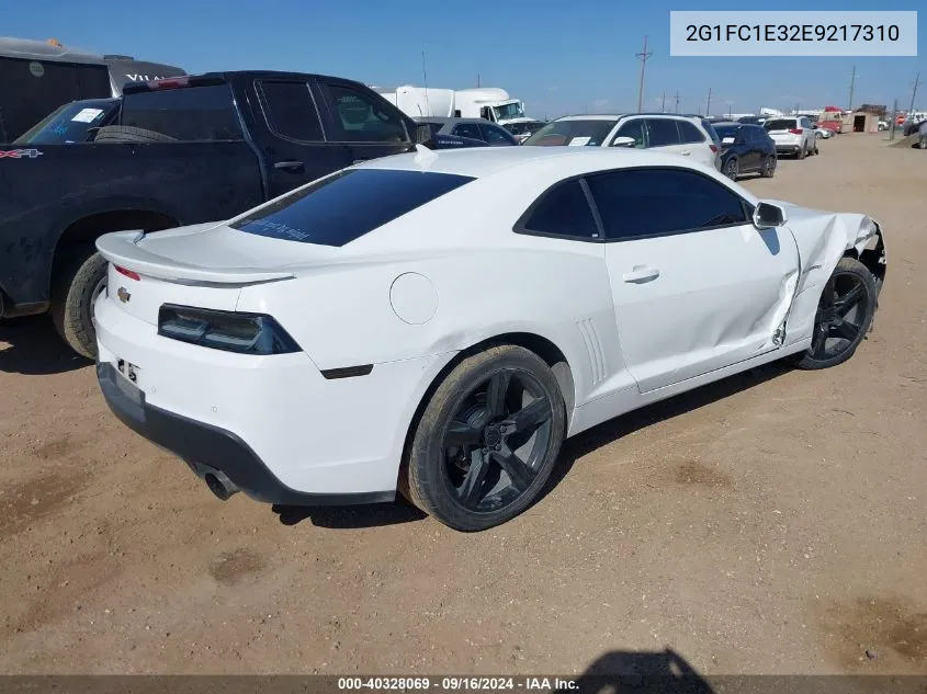 2G1FC1E32E9217310 2014 Chevrolet Camaro 2Lt