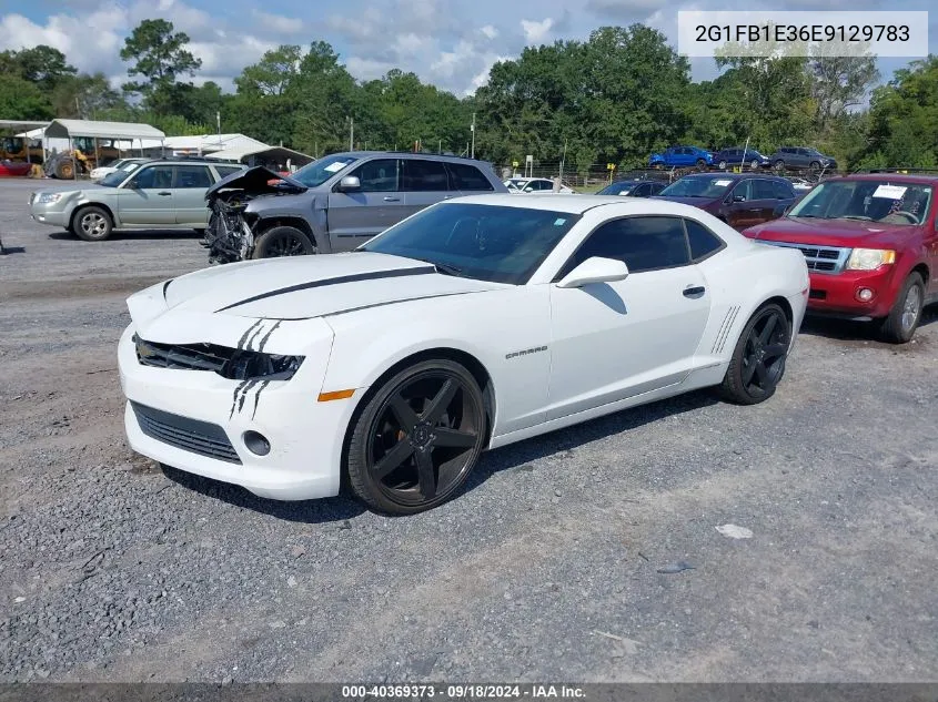 2014 Chevrolet Camaro 1Lt VIN: 2G1FB1E36E9129783 Lot: 40369373