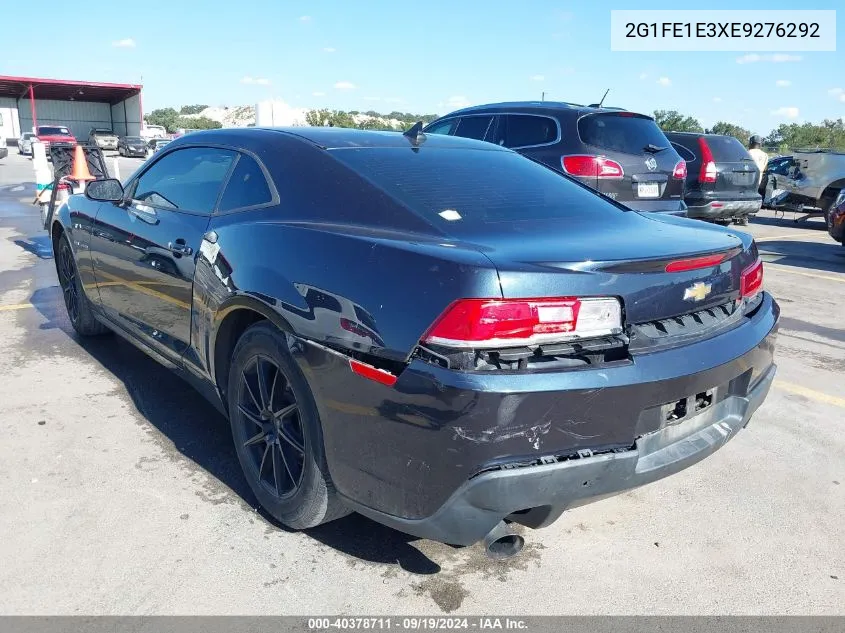 2014 Chevrolet Camaro 1Ls VIN: 2G1FE1E3XE9276292 Lot: 40378711