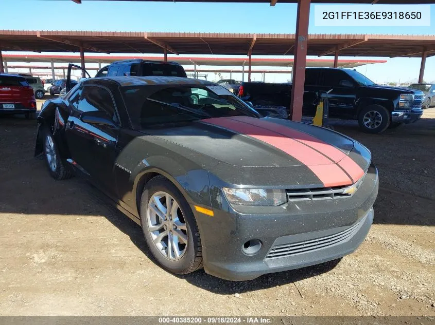 2014 Chevrolet Camaro 1Lt VIN: 2G1FF1E36E9318650 Lot: 40385200