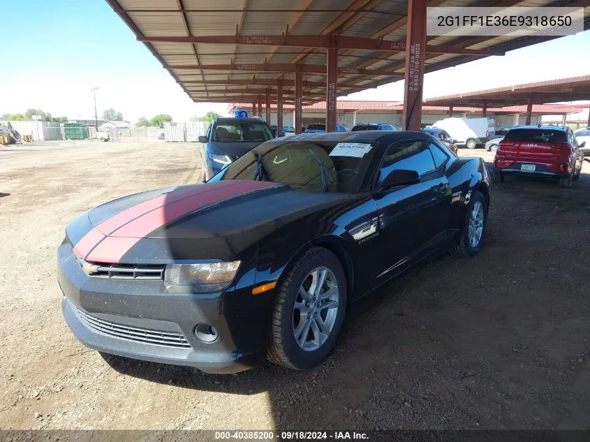 2014 Chevrolet Camaro 1Lt VIN: 2G1FF1E36E9318650 Lot: 40385200