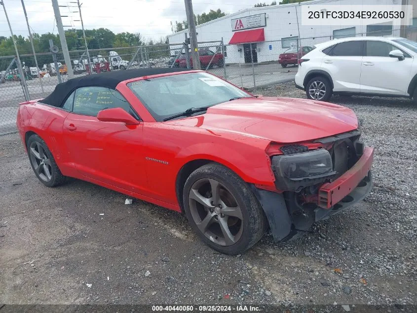 2014 Chevrolet Camaro 2Lt VIN: 2G1FC3D34E9260530 Lot: 40440050