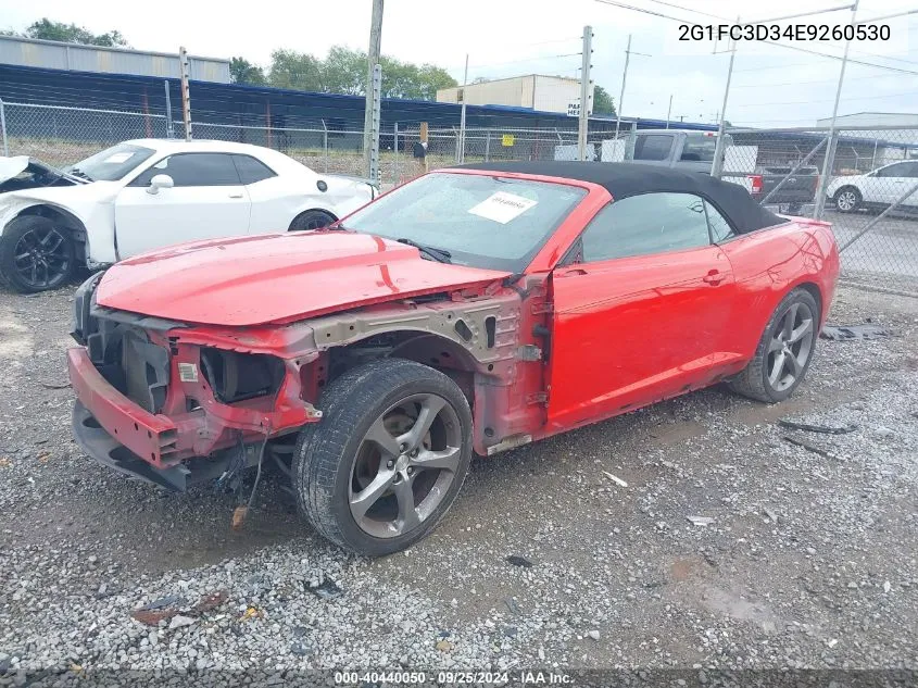 2014 Chevrolet Camaro 2Lt VIN: 2G1FC3D34E9260530 Lot: 40440050