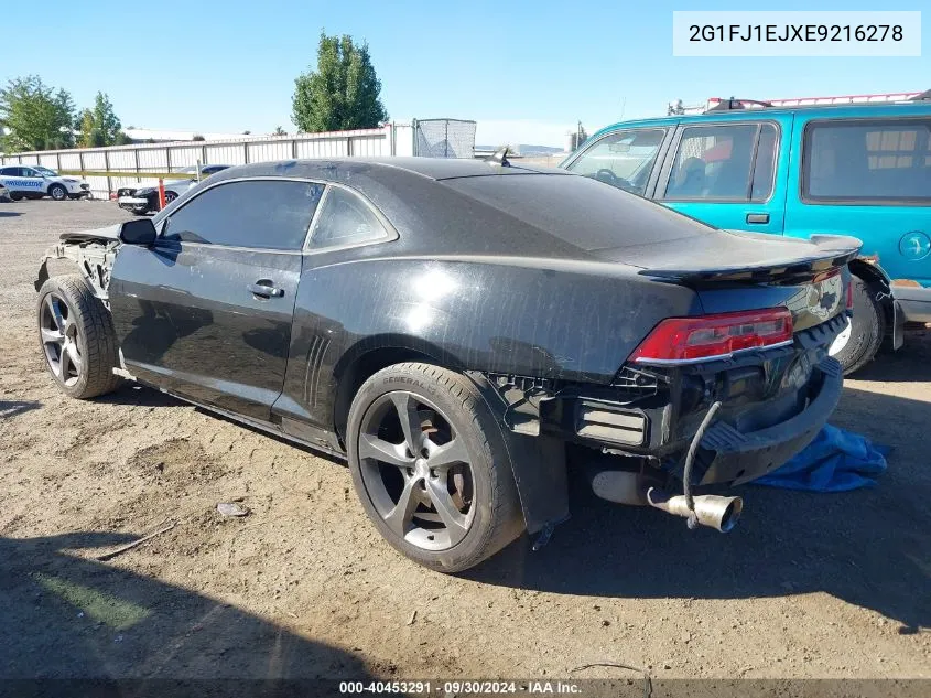 2014 Chevrolet Camaro Ss VIN: 2G1FJ1EJXE9216278 Lot: 40453291