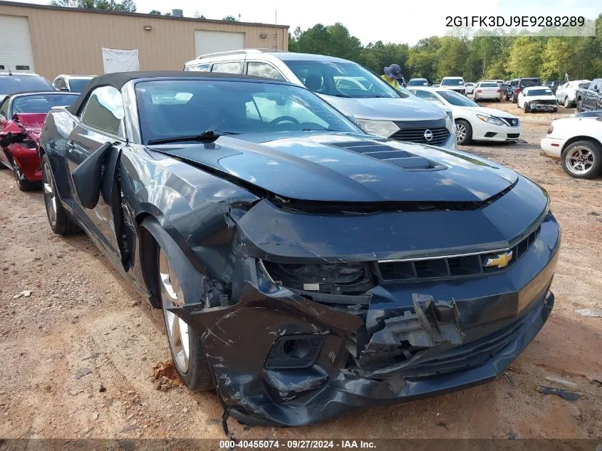 2G1FK3DJ9E9288289 2014 Chevrolet Camaro 2Ss