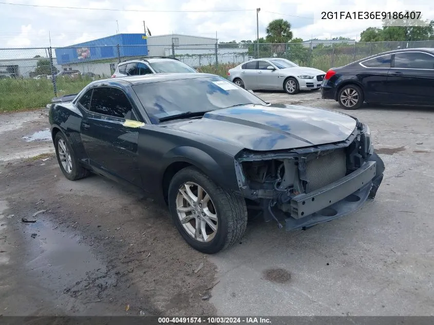 2014 Chevrolet Camaro 2Ls VIN: 2G1FA1E36E9186407 Lot: 40491574