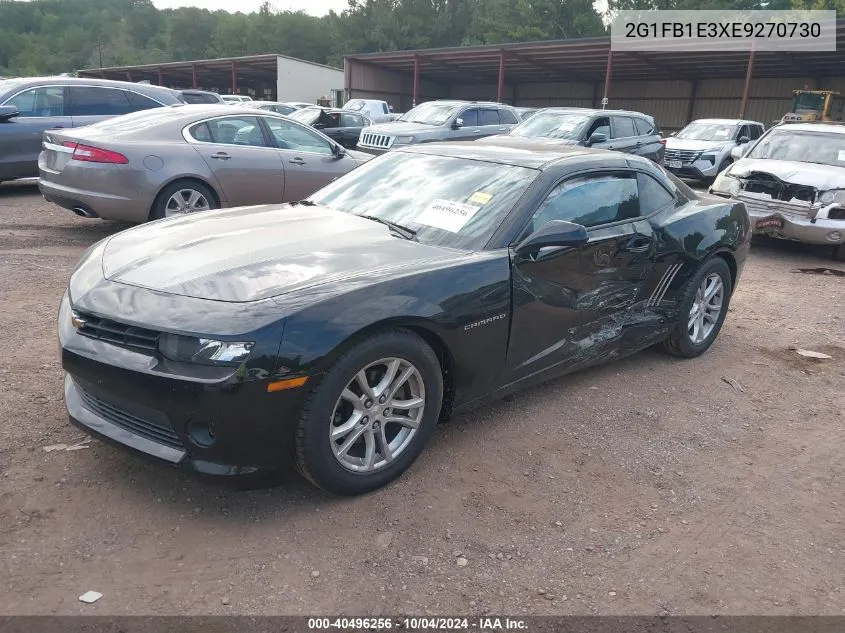 2014 Chevrolet Camaro 1Lt VIN: 2G1FB1E3XE9270730 Lot: 40496256