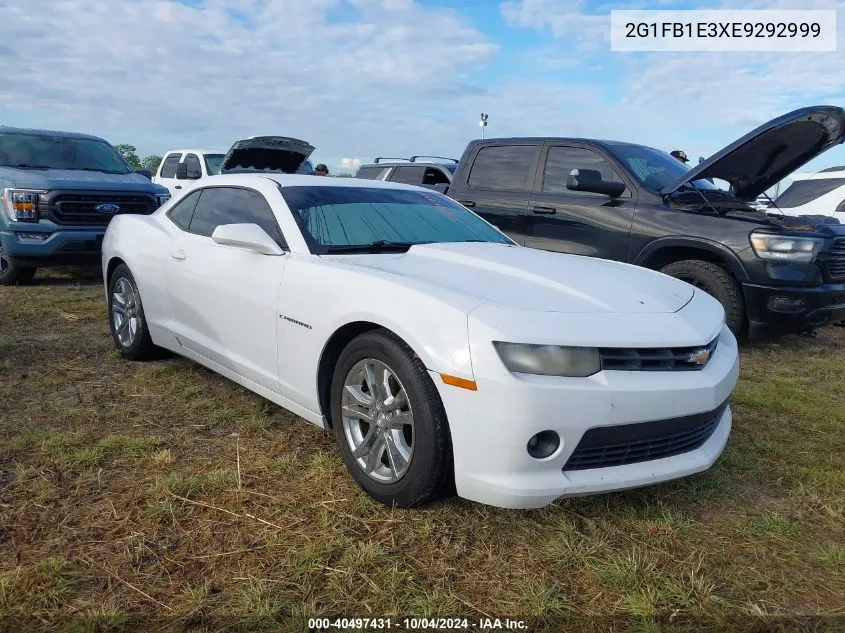 2014 Chevrolet Camaro 1Lt VIN: 2G1FB1E3XE9292999 Lot: 40497431