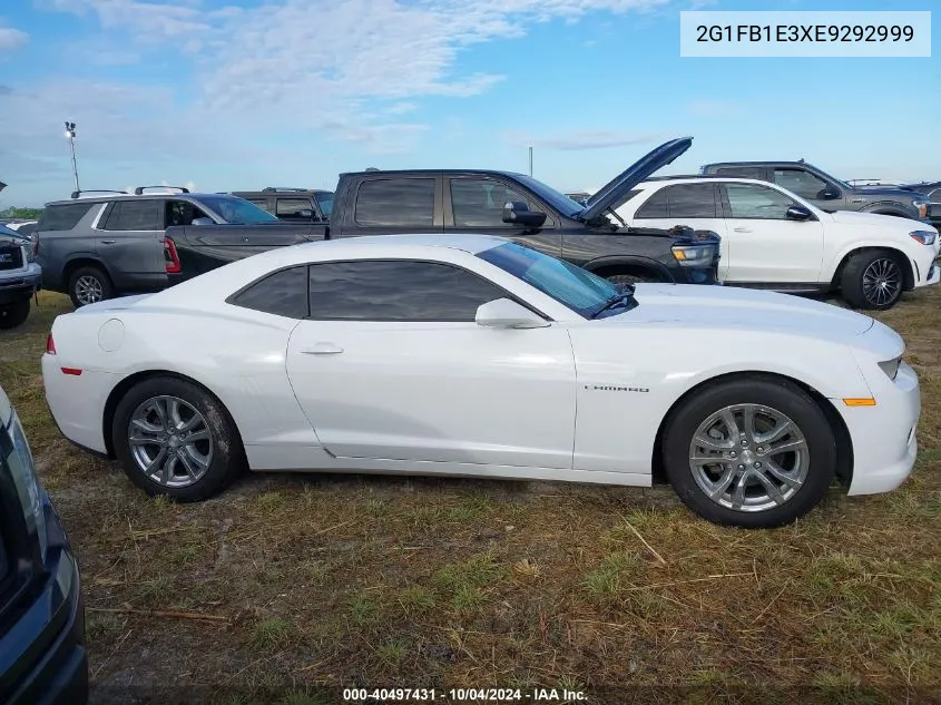 2014 Chevrolet Camaro 1Lt VIN: 2G1FB1E3XE9292999 Lot: 40497431