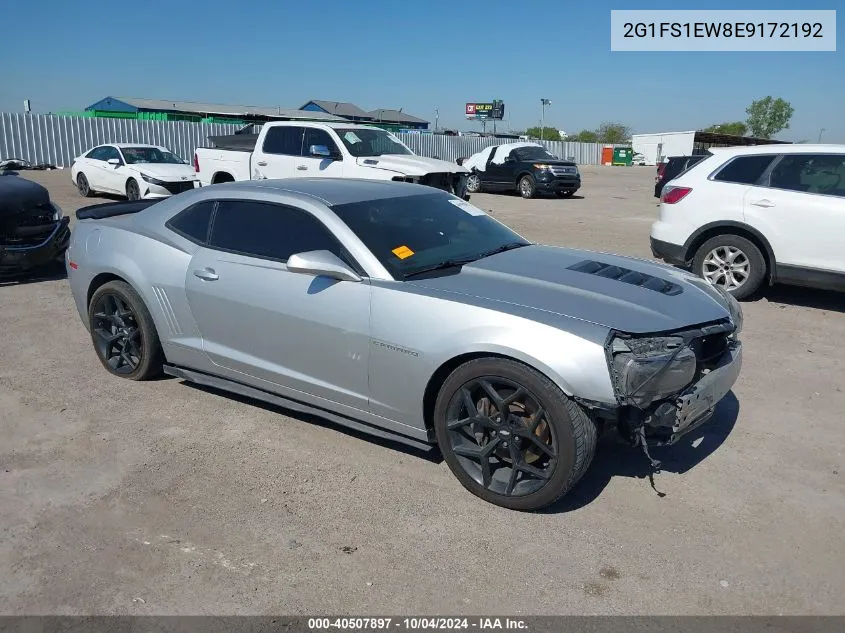 2014 Chevrolet Camaro 1Ss VIN: 2G1FS1EW8E9172192 Lot: 40507897