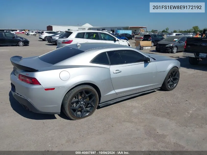 2014 Chevrolet Camaro 1Ss VIN: 2G1FS1EW8E9172192 Lot: 40507897