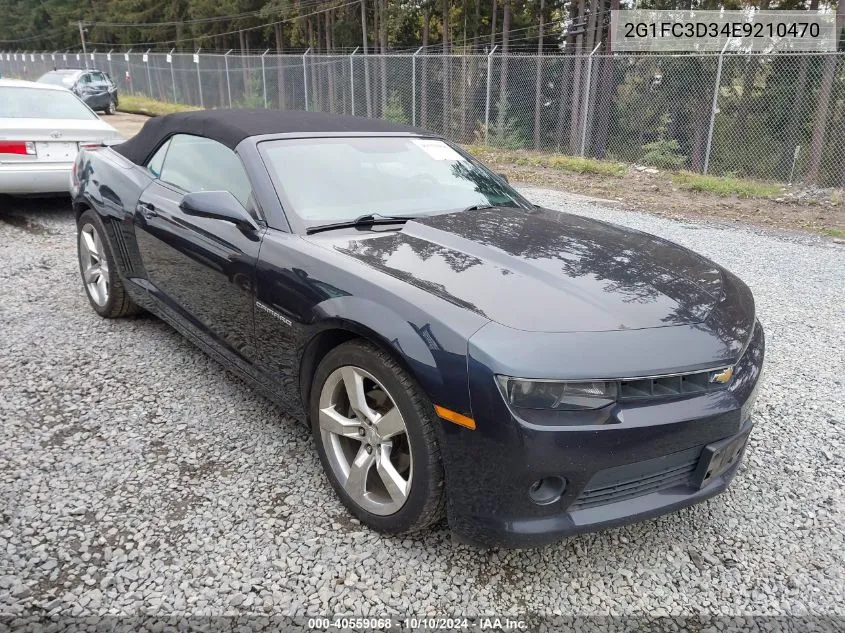 2G1FC3D34E9210470 2014 Chevrolet Camaro 2Lt