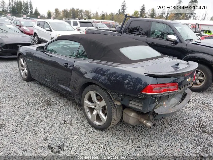 2G1FC3D34E9210470 2014 Chevrolet Camaro 2Lt