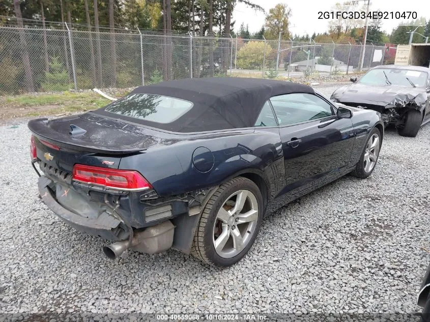 2G1FC3D34E9210470 2014 Chevrolet Camaro 2Lt