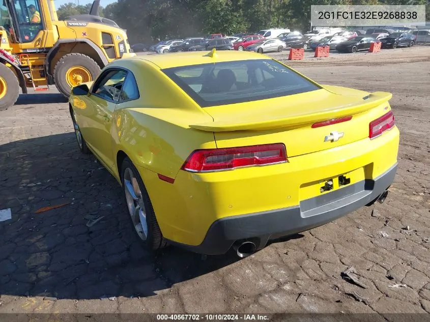 2G1FC1E32E9268838 2014 Chevrolet Camaro 2Lt