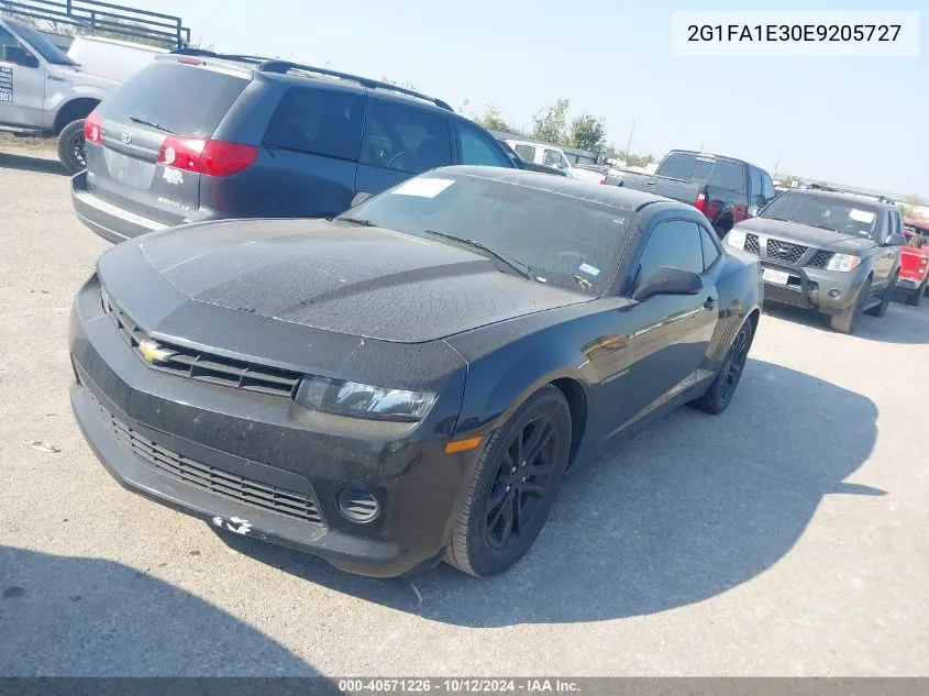 2014 Chevrolet Camaro 2Ls VIN: 2G1FA1E30E9205727 Lot: 40571226