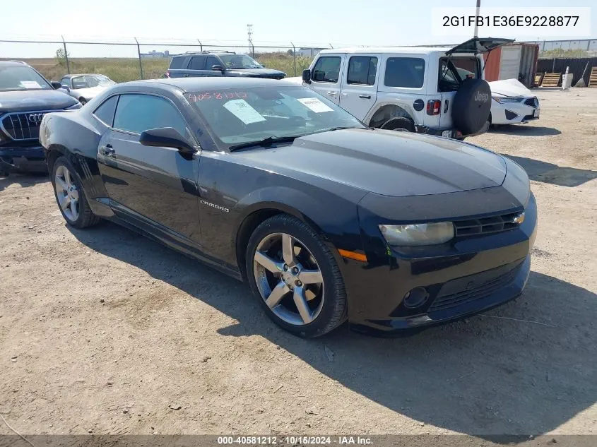 2014 Chevrolet Camaro 1Lt VIN: 2G1FB1E36E9228877 Lot: 40581212