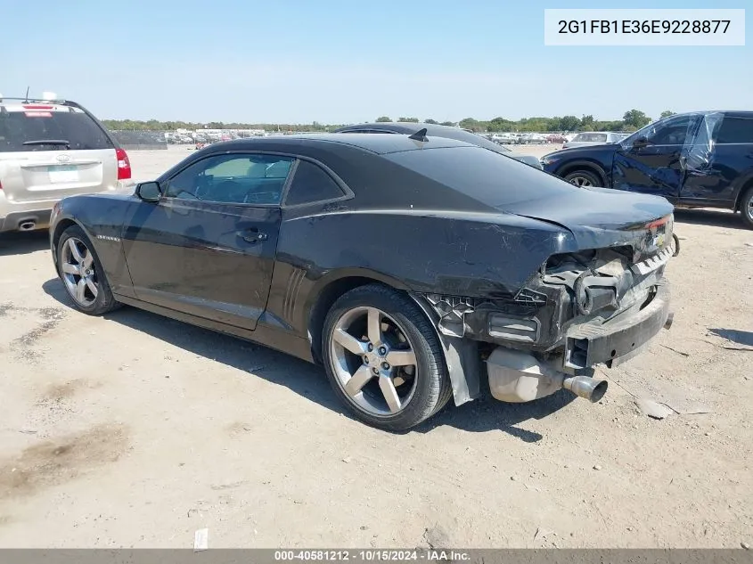 2014 Chevrolet Camaro 1Lt VIN: 2G1FB1E36E9228877 Lot: 40581212