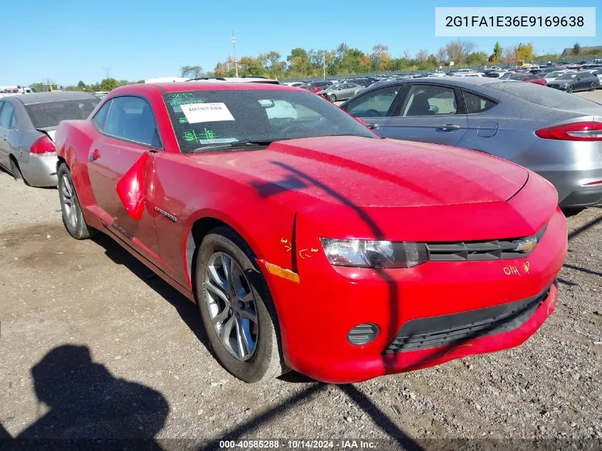 2014 Chevrolet Camaro 2Ls VIN: 2G1FA1E36E9169638 Lot: 40585288