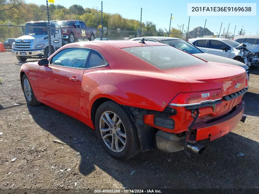 2014 Chevrolet Camaro 2Ls VIN: 2G1FA1E36E9169638 Lot: 40585288