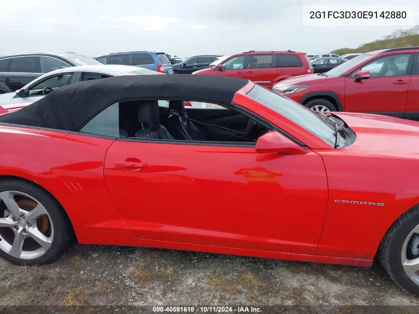 2G1FC3D30E9142880 2014 Chevrolet Camaro 2Lt